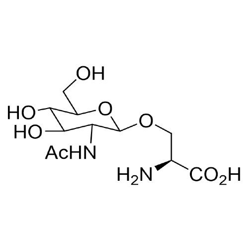 A chemical structure of the molecule of acetylcholine.