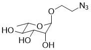 A drawing of the structure of an amino acid.