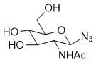 A chemical structure of an amino acid.