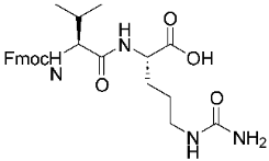 A chemical structure of a molecule.