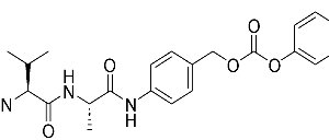 A chemical structure of fenfluramine.