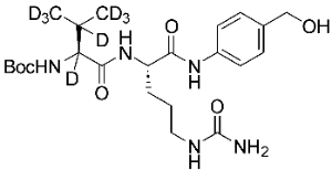 A molecule of the drug doxycycline.