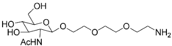 A diagram of the structure of a molecule.