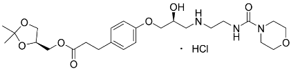 A chemical structure of a molecule.