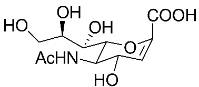 An image of the chemical structure of octanoic acid.