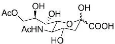 A chemical molecule is shown on a white background.