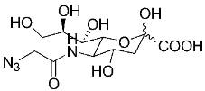 A chemical structure of a molecule.