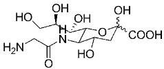 A chemical structure of a molecule.