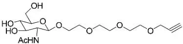 A chemical structure of a molecule.