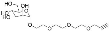 A diagram of the structure of a chemical compound.