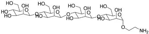 A diagram of a chemical molecule.