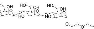 A diagram showing the structure of a chemical compound.