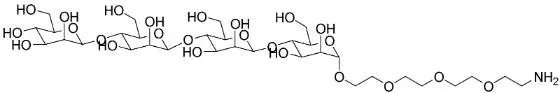 A diagram showing the structure of a chemical compound.