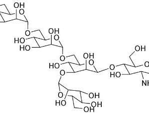 A diagram showing the structure of a molecule.