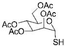 The chemical structure of octanoic acid.