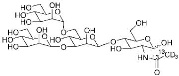 A chemical structure of a molecule.