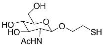 The chemical structure of acetylcholine.