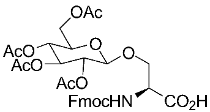 A diagram of the chemical structure of fmoc-hn.