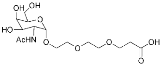 A diagram showing the structure of a molecule.