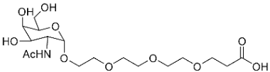 A diagram showing the structure of a molecule.