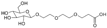 A diagram of the structure of a molecule.