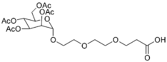 A diagram of the structure of a molecule.