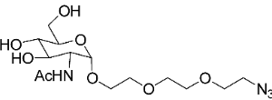 Chemical structure of azido-sugar derivative.