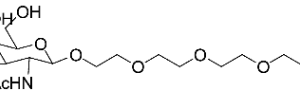 Chemical structure of nitroglycerin.