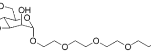 Chemical structure of azido-modified sugar.