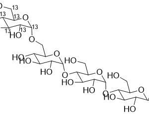 Here's an alt tag for the image: `Chemical structure of a polysaccharide`